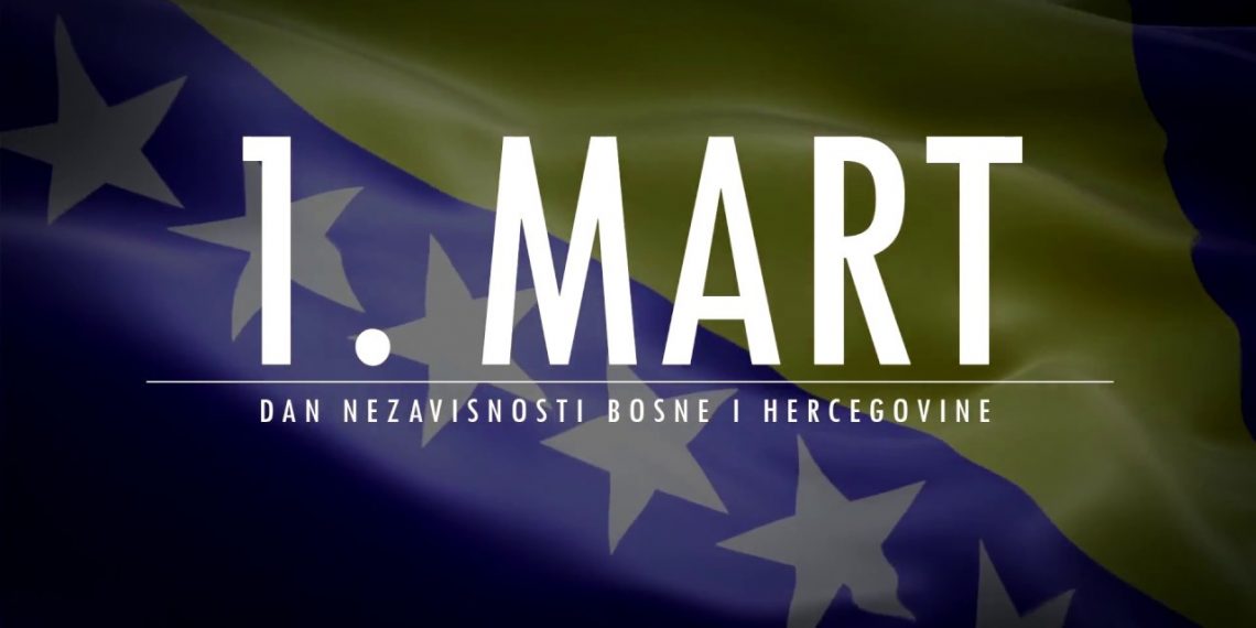 Sretan 1. mart – Dan nezavisnosti Bosne i Hercegovine